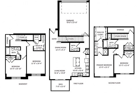 a floor plan of a house